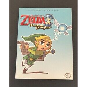 Zelda Phantom Hourglass Premiere Edition Strategy Guide w/ Poster